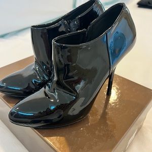 Gucci patent leather booties